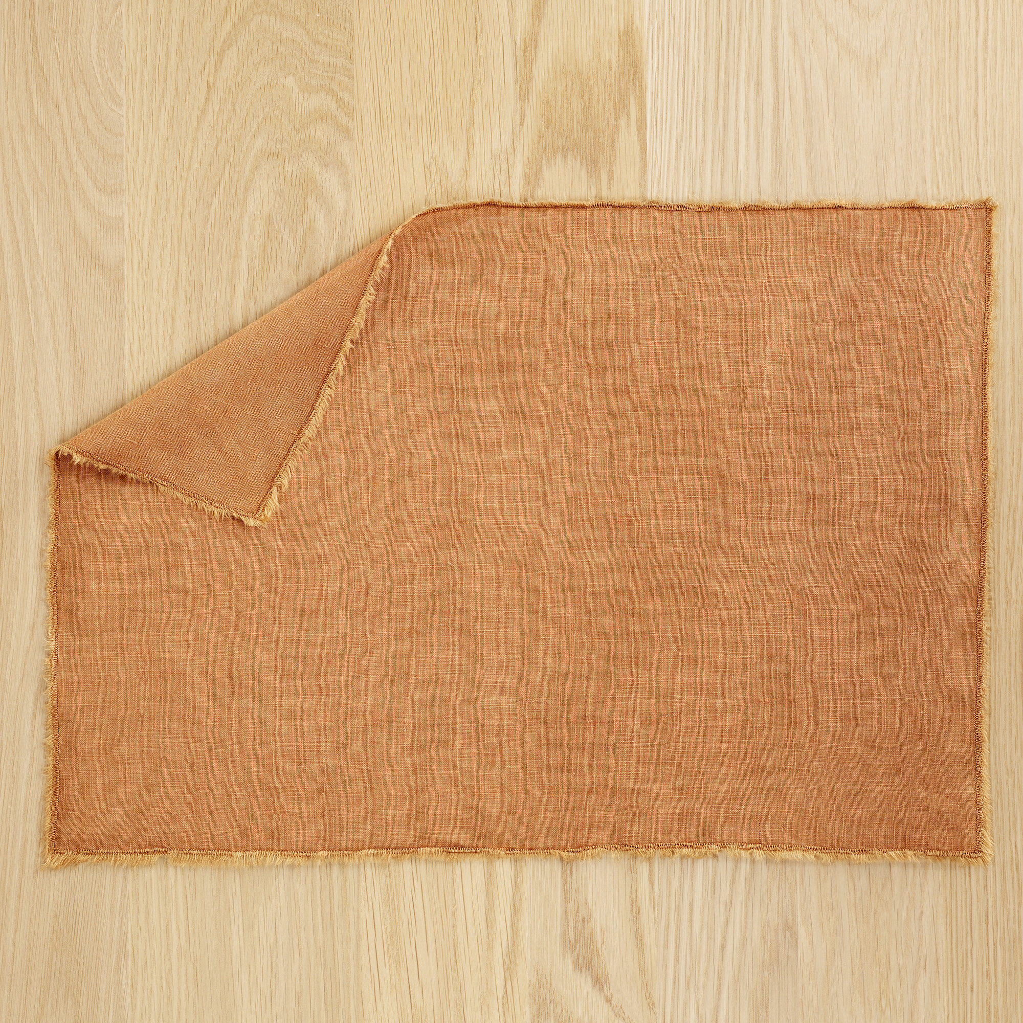 Zadia Linen Placemat, Terracotta