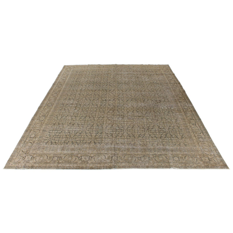 Tapis turc Oushak brun 10 x 13