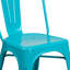 Chaise d'appoint empilable en métal Lily-1652496483