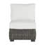 Fauteuil de chambre modulaire rustique tissé - gris ardoise-600847749-607864357-600847099