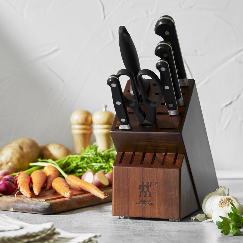 Ensemble de couteaux 7 pièces Zwilling Professional "S", Acacia