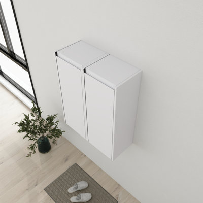 24'' Double Bathroom Storage With Soft Close Doors