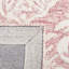 Dylanne Damask Handmade Tufted Wool Area Rug in Pink/Ivory-760420861