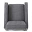 Fauteuil inclinable manuel capitonné à boutons-1752337407