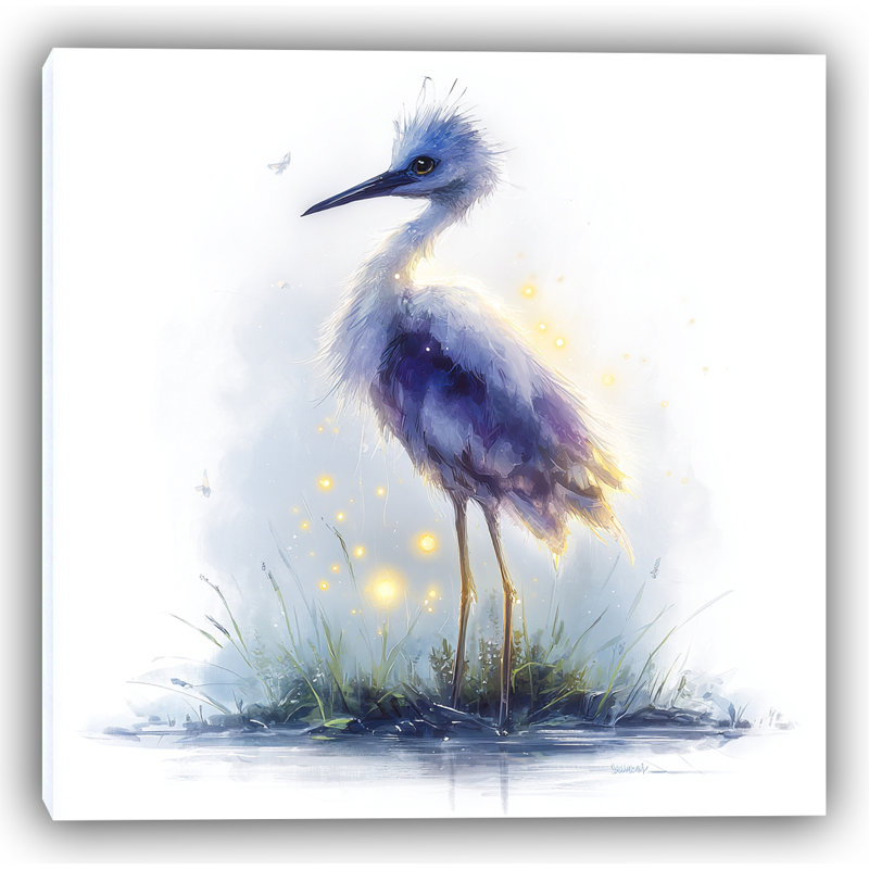 Firefly Marsh I - art mural sur toile tendue, 40 x 40, H 40 po x l 40 po