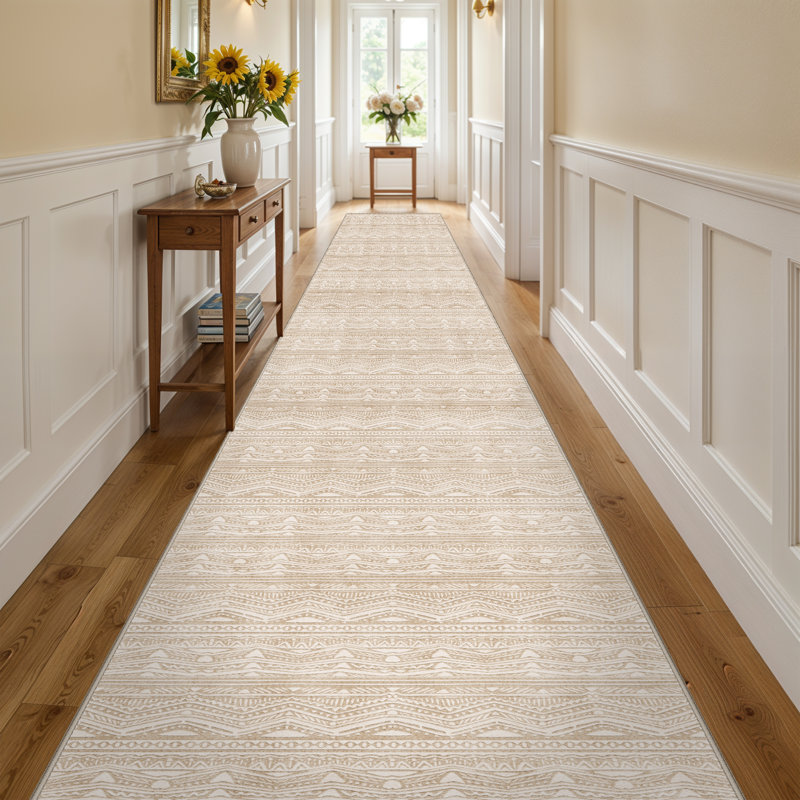 Tapis de couloir antidérapant pour tapis de couloir marocain, Tapis de couloir 3 pi x 16 pi