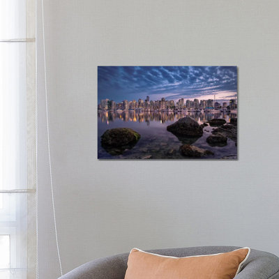 A Glowing Pearl 1 Piece Wrapped Canvas Wall Art