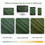Canapés d'angle à compression, canapé moderne modulaire en chenille verte pour la maison