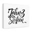 John 3:16 1 Piece Wrapped Canvas Wall Art-1614917603
