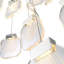 Paget, lustre à DEL 9lt, chrome