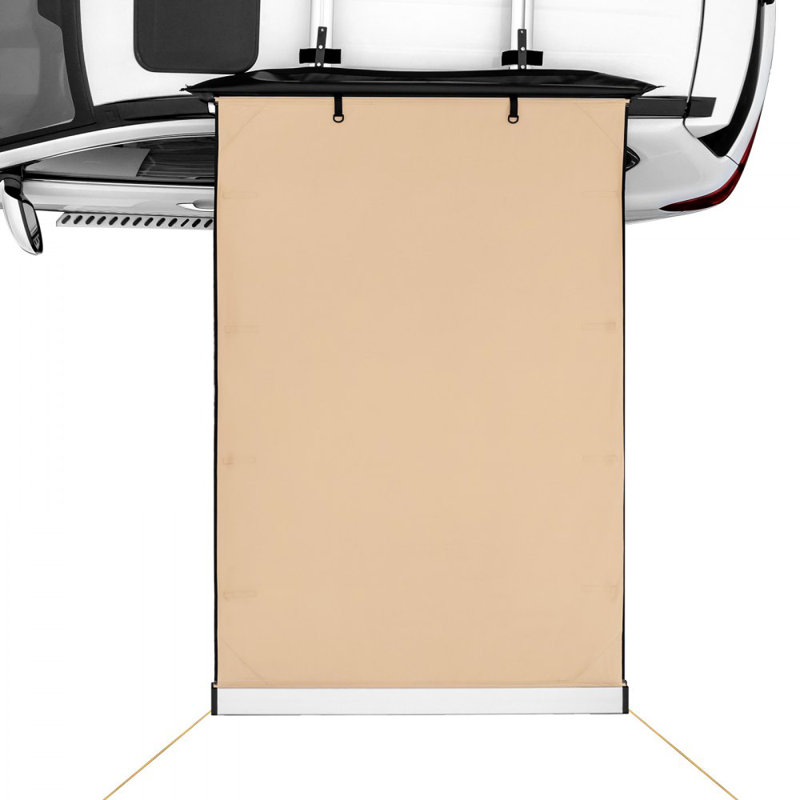 Car Side Awning, Large 6.6' x 8.2' Shade Coverage Vehicle Awning, 56.4" H x 98.4" W x 79.2" D 