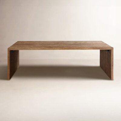 Guro 94.75" Pine Solid Wood Dining Table