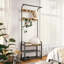 Allensworth 72 cm W Hall Tree with Shoe Storage-1712038842