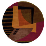 New Wave Wool Abstract Area Rug
