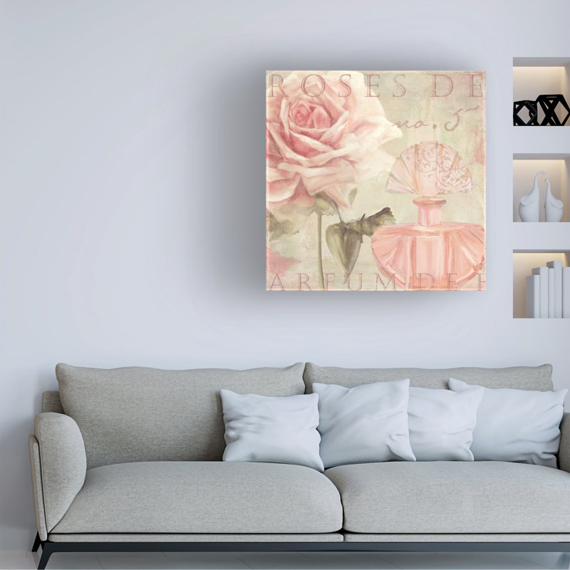 Art sur toile «Bachelor Sasha Parfum De Roses I», H 14 po x l 14 po
