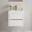 Meuble-lavabo mural - lavabo, armoire de rangement flottante, comptoir en résine de pierre, tiroirs à fermeture en douceur-758922960-758922973