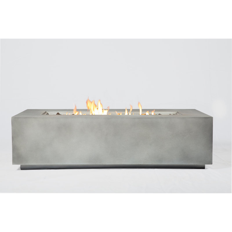 Concrete Propane Outdoor Fire Pit Table