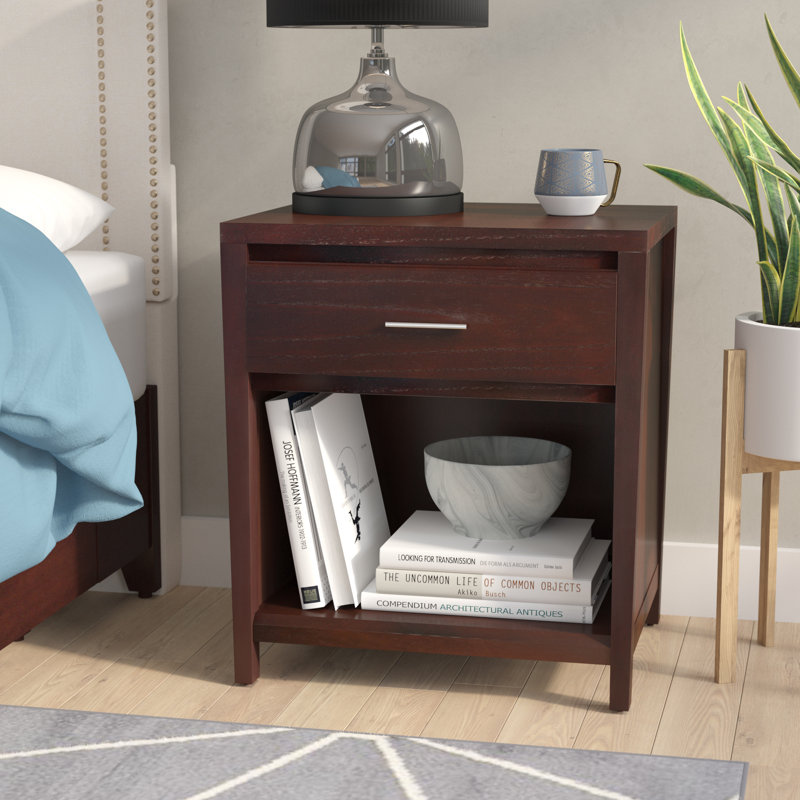 Dejon 23'' W Solid Wood Nightstand