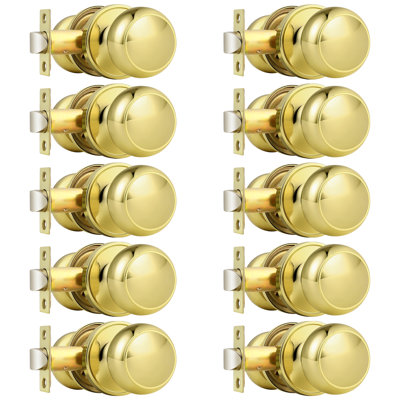 Passage Door Knobs with Round Rosette