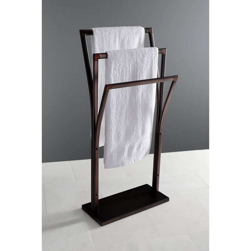 Kingston Brass Edenscape Freestanding Y-Style Towel Rack, Oil Rubbed Bronze