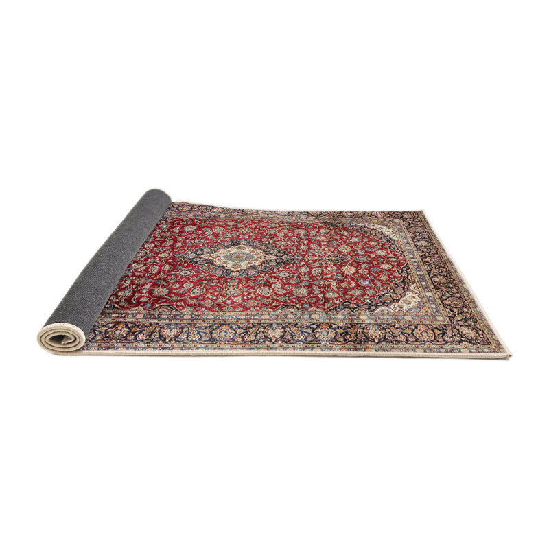 Brun oriental/Tapis décoratif gris Faiza, Carré 6 pi