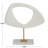 Leominster Polystone Abstract Sculpture with Marble Base