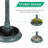 Hiles Polypropylene Birdbath with Solar Light-174890376