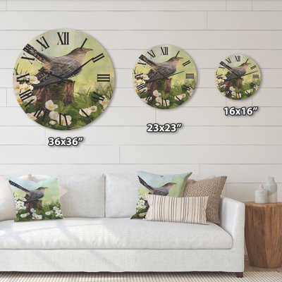 Solid Wood Wall Clock