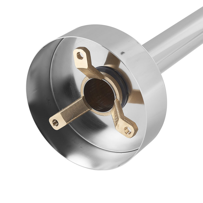 Glossy Chrome Freestanding Tub Filler with Handshower