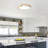 Dimmable Wood LED Flush Mount Ceiling Lights, 5CCT 2700K-6000K Hallway Lighting Fixtures, Minimalist Circular Ceiling Lamp For Bedroom Laundry Room Kitchen Entryway-116098760-116098761