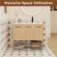 Meuble-lavabo flottant mural 36 po avec lavabo-713960130