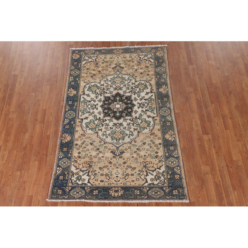 Tapis vintage en laine 4 x 7