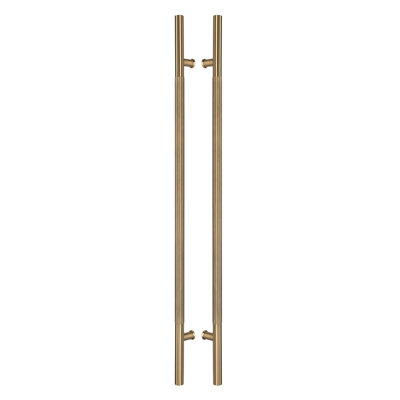 Knurled Long Door Pull, 72" Double-Sided