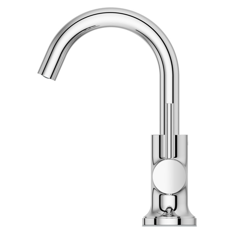 Robinet de salle de bain central 4 po Tenet, Chrome poli