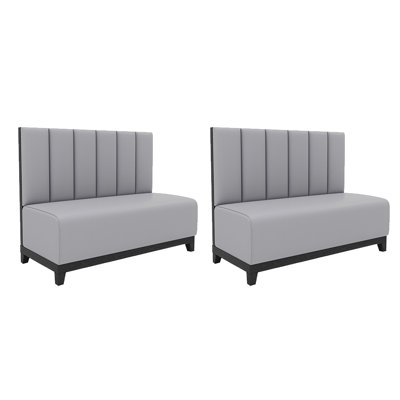 Banc rembourré en similicuir Minimalist Cafe Milk Tea Shop