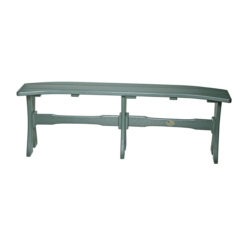 Banc de pique-nique en plastique Carolin, Vert