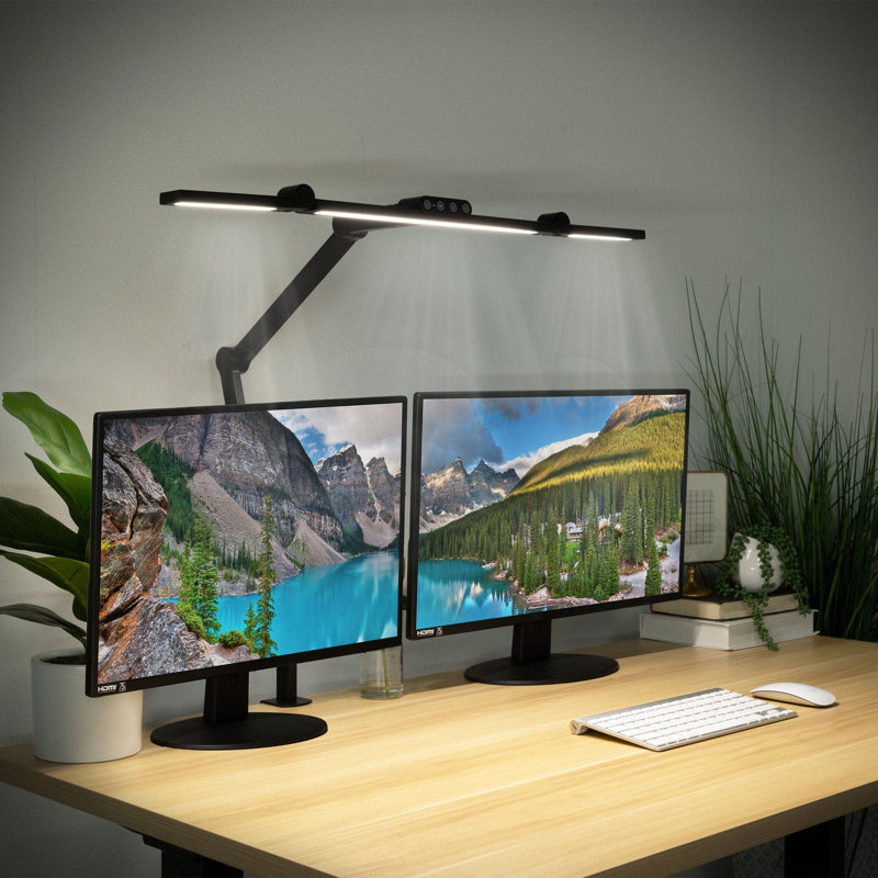 LED Desk Lamp With Swing Arms