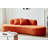 90.2'' Wide half moon design sofa-1906549281