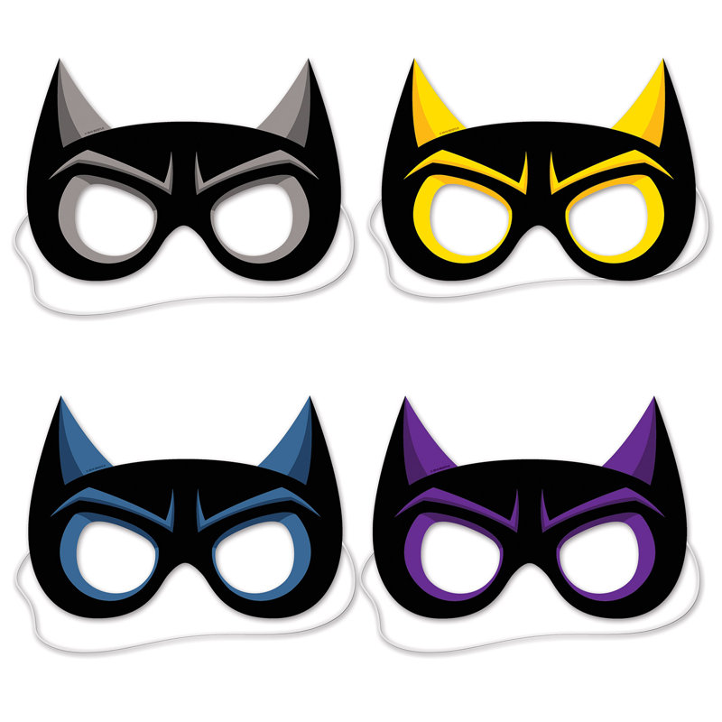 Masques de héros - 8½ po - paquet de 12