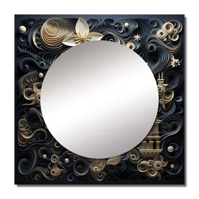 Geraline - Abstract Square Mirror For Wall Art Decor