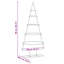 Metal Christmas Tree with Stand Gold Powder-coated steel-1712149306