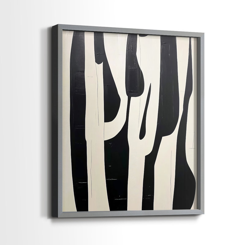 "ABSTRACT Series DCL XXXIX" par J Paul, Gris, H 11 po x l 9 po