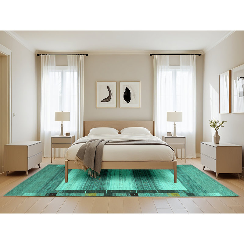Maeleah Performance Abstract Indoor Rug, Rectangle 5' x 8'