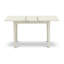 Ensemble de table de salle à manger 5 pièces comprenant une table de cuisine rectangulaire avec rallonge papillon et 4 chaises de salle à manger, 32 x 54 pouces, lin blanc-116853656