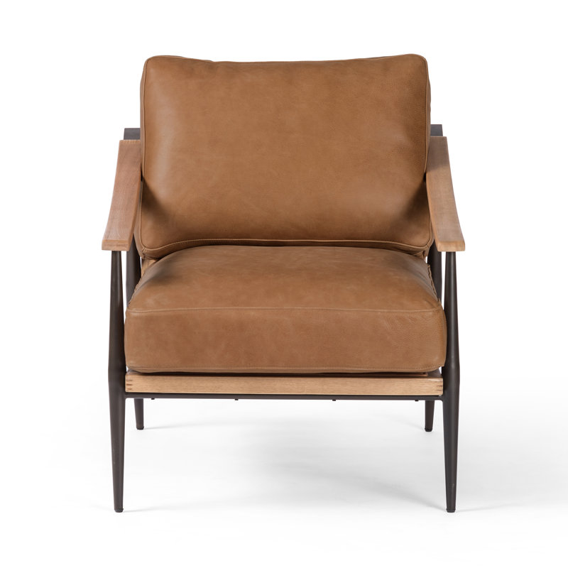 Kempsey Chair, Palermo Cognac Genuine Leather