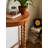 26.77" Brown Semi-Circle Solid + Manufactured Wood Console Table