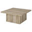 Table basse en pin vieilli