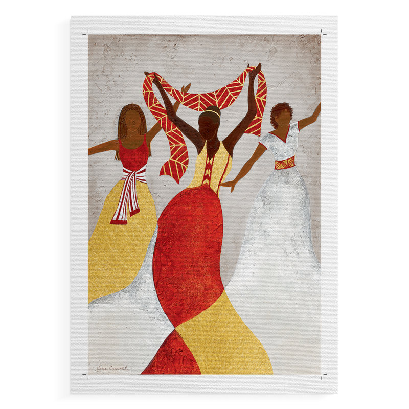 Rythme doré - impression sur toile seulement - non encadrée, H 18 po x l 12 po