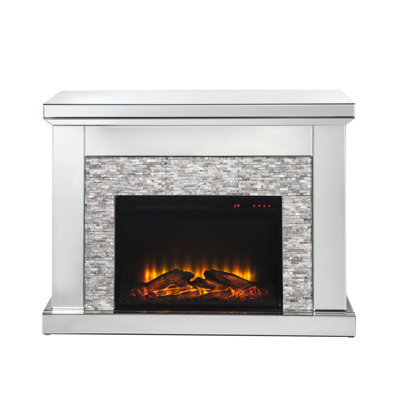 Led Electric Fireplace, Adjustable Temperature, Timer, Only, Beveled Mirrored Top, Faux Stones Inlay, Heating Area, Watt, Voltage, Product Width, Height, Depth, Weight Touch Panel, Remote Controller,