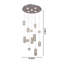 Luminaire suspendu moderne en cristal DEL